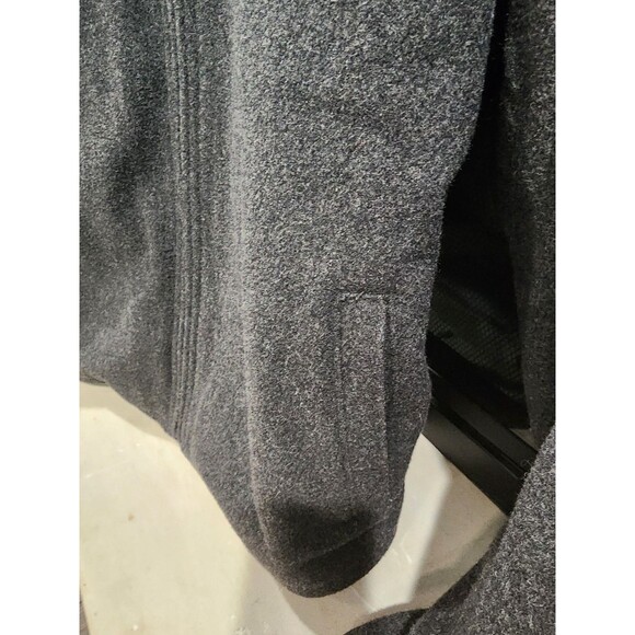 Vintage Gap Bomber Jacket Men’s Large Gray Wool Blend Full Zip Pockets Y2K - Picture 3 of 15
